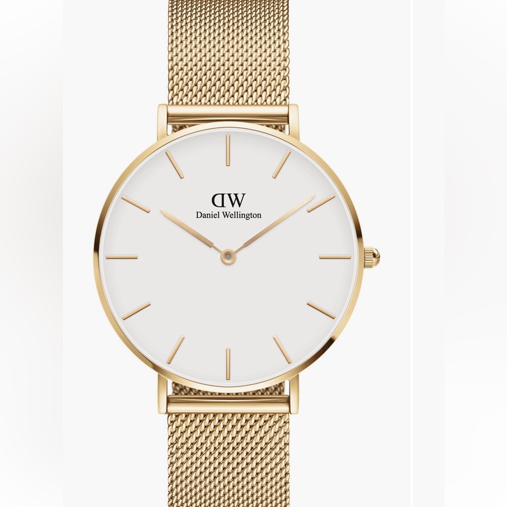 Daniel Wellington Gold and White Women's Watch